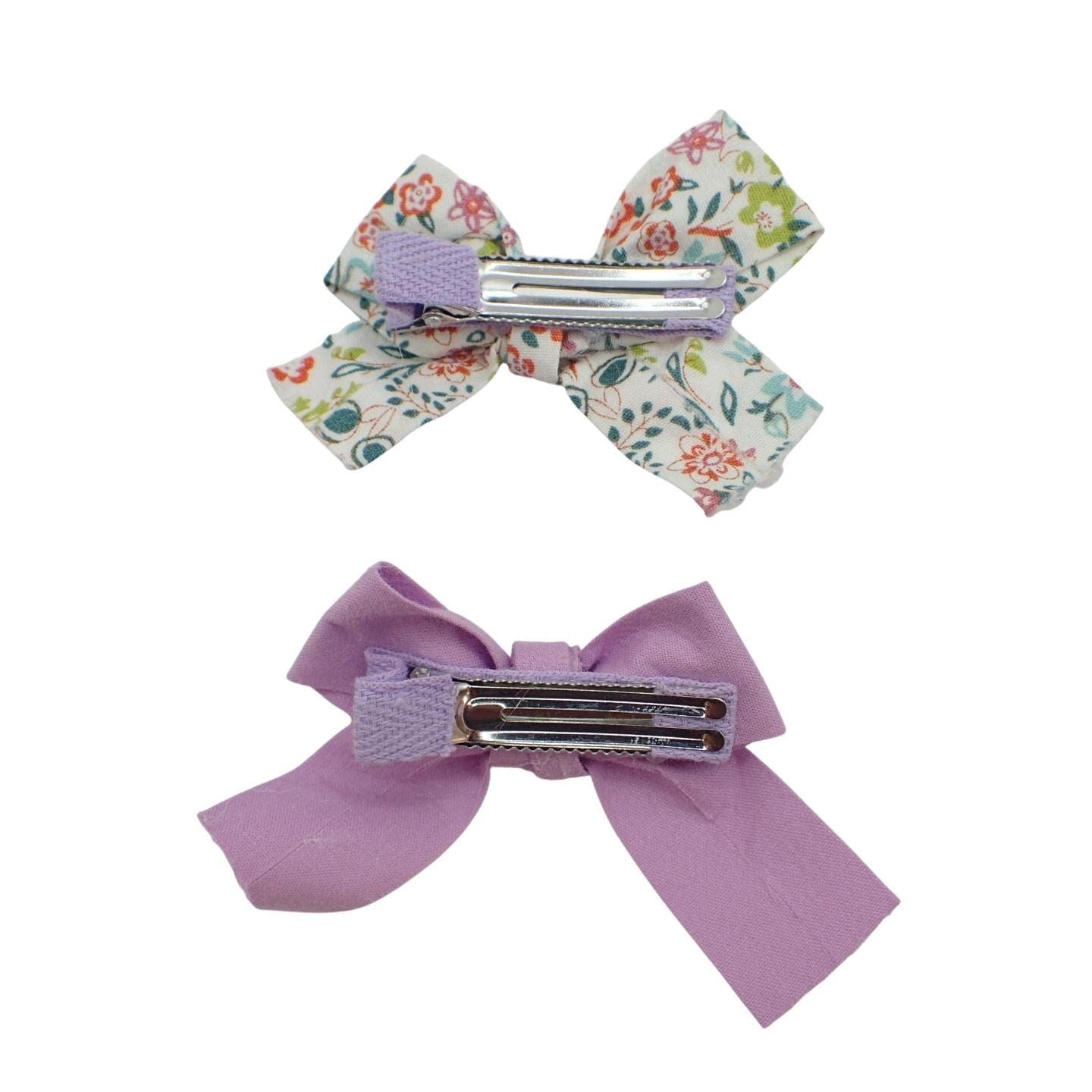 2pc Hair Bows Set Stylish Fashion Cute Bow Hair Clips Alligator Beak Bow Hair Slides Party Festival Hair Accessories Girls Children's Women's Wedding